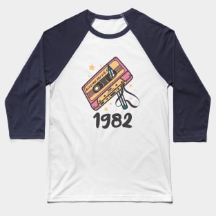 Awesome Mix Vol. 1 1982 Cassette Tape Vintage Baseball T-Shirt